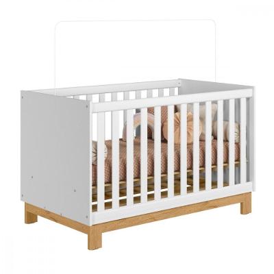 Berço Americano 2 em 1 Encanto Slim MDP Mini Cama Branco Qmovi