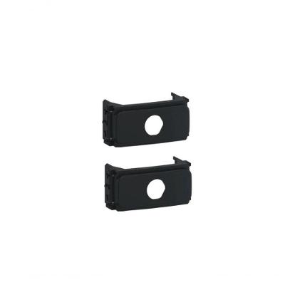 Kit Módulo Saída de Fio Composé Bivolt para Instalação Embutida 11mm Preto 2 Unidades WEG