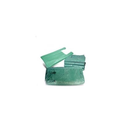 Sacolas Plásticas Recicladas Pacote 5kg Uso Comercial Verde Higipack