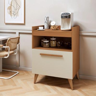 Balcão Aparador Buffet Gramado 1 Porta MDP 56CM Off White Kaiki Móveis