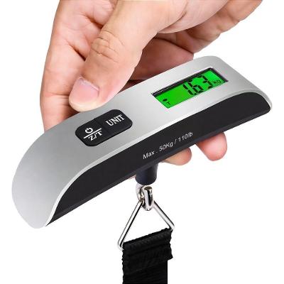 Balança Digital Portátil BL-ST99 para Bagagem e Pesca com Gancho Até 50KG Verde Gshield
