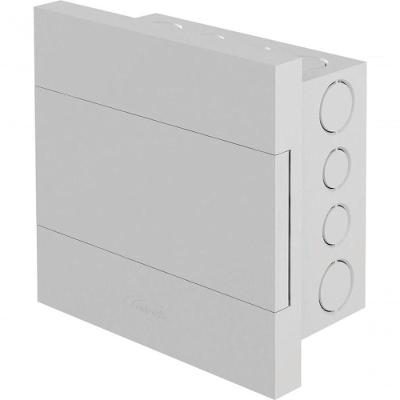 Quadro de Distribuição 36din Liso com 36 Disjuntores e Instalação em Drywall Branco Amanco 40CM