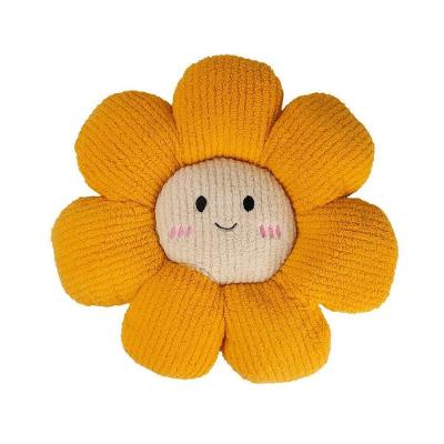 Almofada Margarida com Estampa de Flor em Cotelê Amarelo Imaginarium 45CM