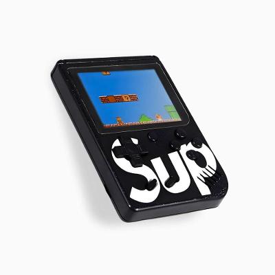 Mini Game Portátil Retrô Sup Console com 500 Jogos Tela LCD 3 Pol Saída AV para TV