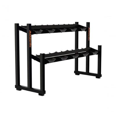 Suporte para Dumbbells com Apoio Capacidade 5 Pares Inox Athletic