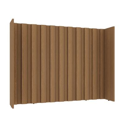 Bancada Ilha Vitra sem Porta MDP 120CM Freijó Luciane Móveis