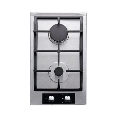 Cooktop a Gás Dominó Cuisinart 4092740113 2 Bocas Inox Acendimento Automático 30CM 220V