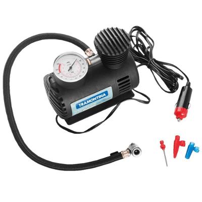 Compressor de Ar Portátil para Carros 42330001 12V 50W 300PSI com Ponteiras Tramontina