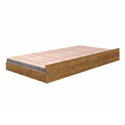 Cama Auxiliar Tigus Baby Ypê com Roldanas MDF Branco 188CM