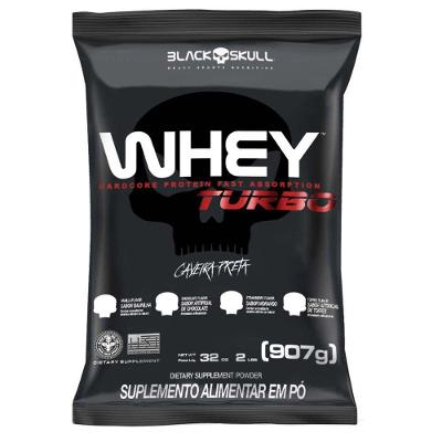 Whey Turbo Black Skull Blend Baunilha 907G 7 Doses