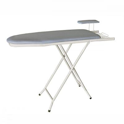 Tábua de Passar Roupa com Passa Mangas Aço Tampo em MDF com Tecido Térmico Branco Utilaço