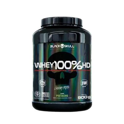 Whey Protein Black Skull 100% HD  WPC WPI WPH Blend Pistache 900G 25 Doses