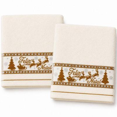 Kit 4 Toalhas de Mãos e Lavabo 30x50CM 100% Algodão 400g-m2 Macias Pérola Bene Casa