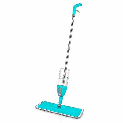 Mop Spray com Refil de Microfibra Lavável Base Flexível 360 graus  Reservatório 400ML Almofadas