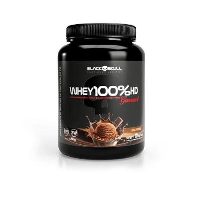 Whey 100% Hd Gourmet Black Skull Chocolate 450G 15 Doses