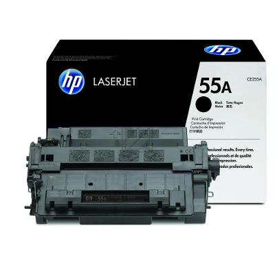 Toner Original HP 55A CE255A para Laserjet Series com Tecnologia Laser Preto HP