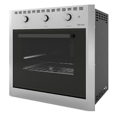 Forno Elétrico de Embutir Terim E60 60L com Grill e Timer Inox 110V
