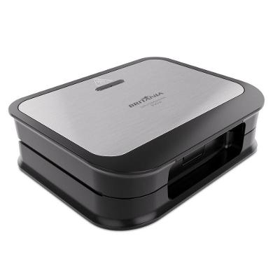 Sanduicheira e Grill Britânia BGR25B 2 em 1 Antiaderente Inox 750W 110V 28CM