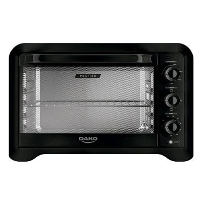 Forno Elétrico de Bancada Dako Pratiko 50L 1600W com Timer Preto 110V