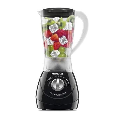 Liquidificador Mondial Easy Power L-550 550W 1,9L 2 Velocidades Preto 220V