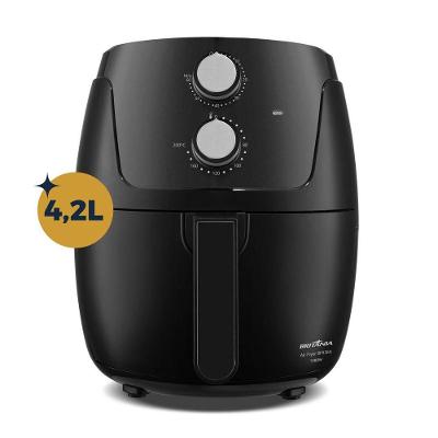 Air Fryer sem Óleo Britânia BFR36A 4,2L 1500W com Timer Preto 110V