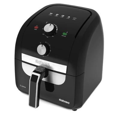 Fritadeira Air Fryer sem Óleo Itatiaia 5L 1900W com Timer e Temperatura Ajustável 110V