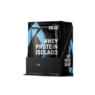 Whey Protein Dux Nutrition Isolado Chocolate Branco 300g 10 Doses Display Sache