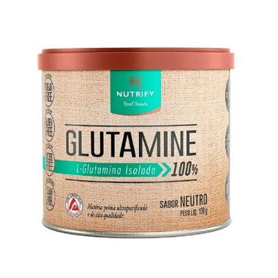 Suplemento Alimentar Nutrify Glutamine 100% para Integridade Intestinal 5g sem Sabor 150G