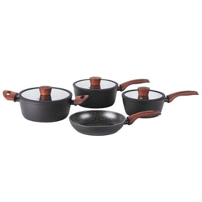 Conjunto de Panelas 4 Peças Ceramic Life Sirius Antiaderente Preto Brinox