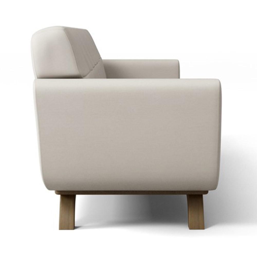 Sofá 4 Lugares Sala De Estar Miami 260 Cm Linho Cru A-430 - 5