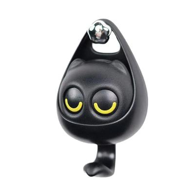 Porta Chaves Gatinho Gancho Multiuso Cabideiro Gato Kawaii Preto