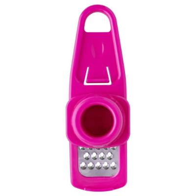 Ralador Multifunção Alho Gengibre Aço Inox Rosa