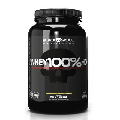 Whey Protein Black Skull Blend Milho Verde 900G Pote 25 Doses