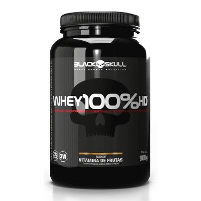 Whey Protein Black Skull 100% HD Blend Vitamina de Frutas 900G 25 Doses