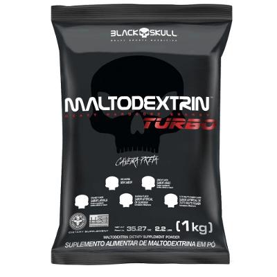 Maltodextrin Turbo Black Skull Maltodextrina sem Sabor 1KG