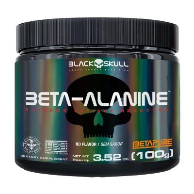 Beta-alanina Black Skull Fórmula Pura sem Sabor 100G