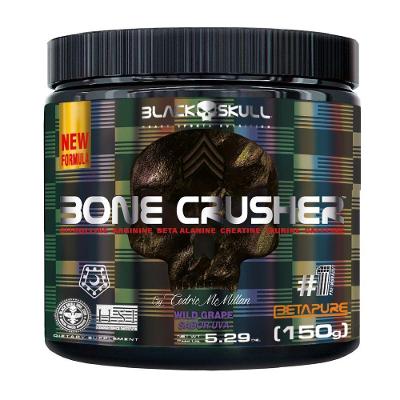 Pré-treino Black Skull Bone Crusher Nova Fórmula Sabor Uva 150G