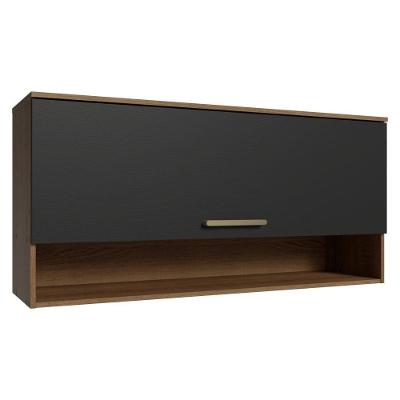 Armário Aéreo Lille 105CM 1 Porta MDP Basculante Rustic Madesa