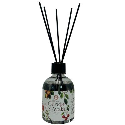 Difusor Cereja e Avelã Fragrância Oriental Floral Frutal com Varetas 250ML