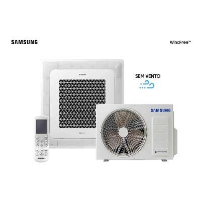 Ar Condicionado Cassete Samsung Windfree Inverter 18000 BTUS Quente Frio 220V