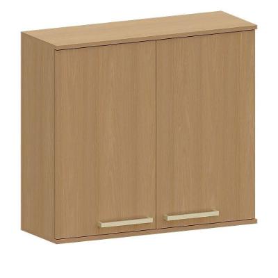 Armário Aéreo Duna 80cm 2 Portas MDF Giratória Freijó Luciane Móveis Design Funcional