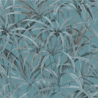 Papel De Parede Code Nature Folhagem Azul 10213-18