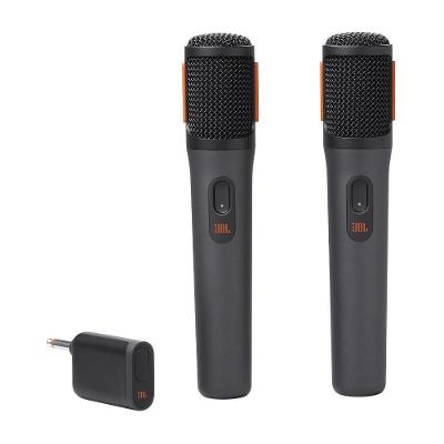 Microfone sem Fio Partybox Wireless Compatível com Caixas JBL Conexão 2,4 Ghz Alcance 30m Preto JBL
