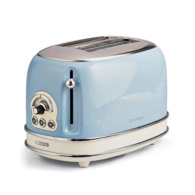 Torradeira Elétrica 155 6 Níveis de Tostagem Descongelar Azul Ariete 110V