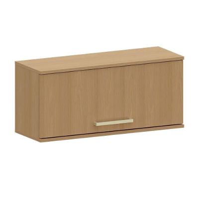 Armário Aéreo Duna 80cm 1 Porta MDF Basculante Amadeirado