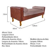 Recamier Félix Solteiro 120cm Corano Nozes e Linho Rosê