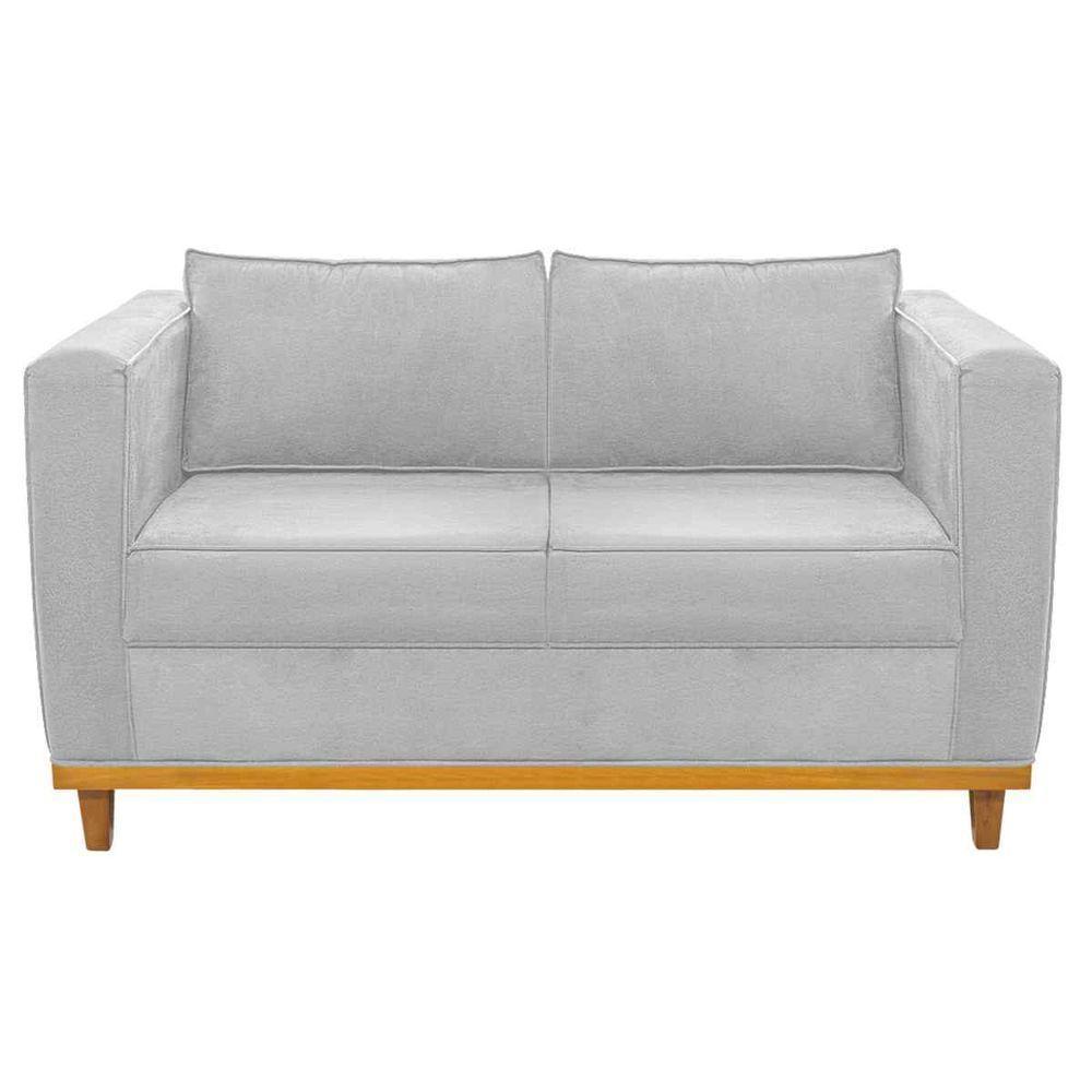 Sofá 2 Lugares Europa Corano Doce Sonho Móveis Cor Branco - 5