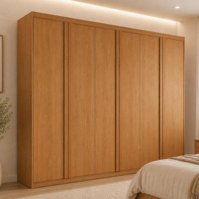 Guarda Roupa Casal CR35543 6 Portas de Bater 2 Gavetas MDF Laqueado Madeirado Multimóveis