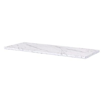 Tampo para Balcão Cozinha Aurea sem Porta MDF TAMANHO 120CM Marmorizado Calacata MGM
