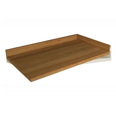 Tampo P- Balcão Cozinha de Canto PH 3064 95cm sem Porta 1 Prateleira MDP 95CM Café Herval